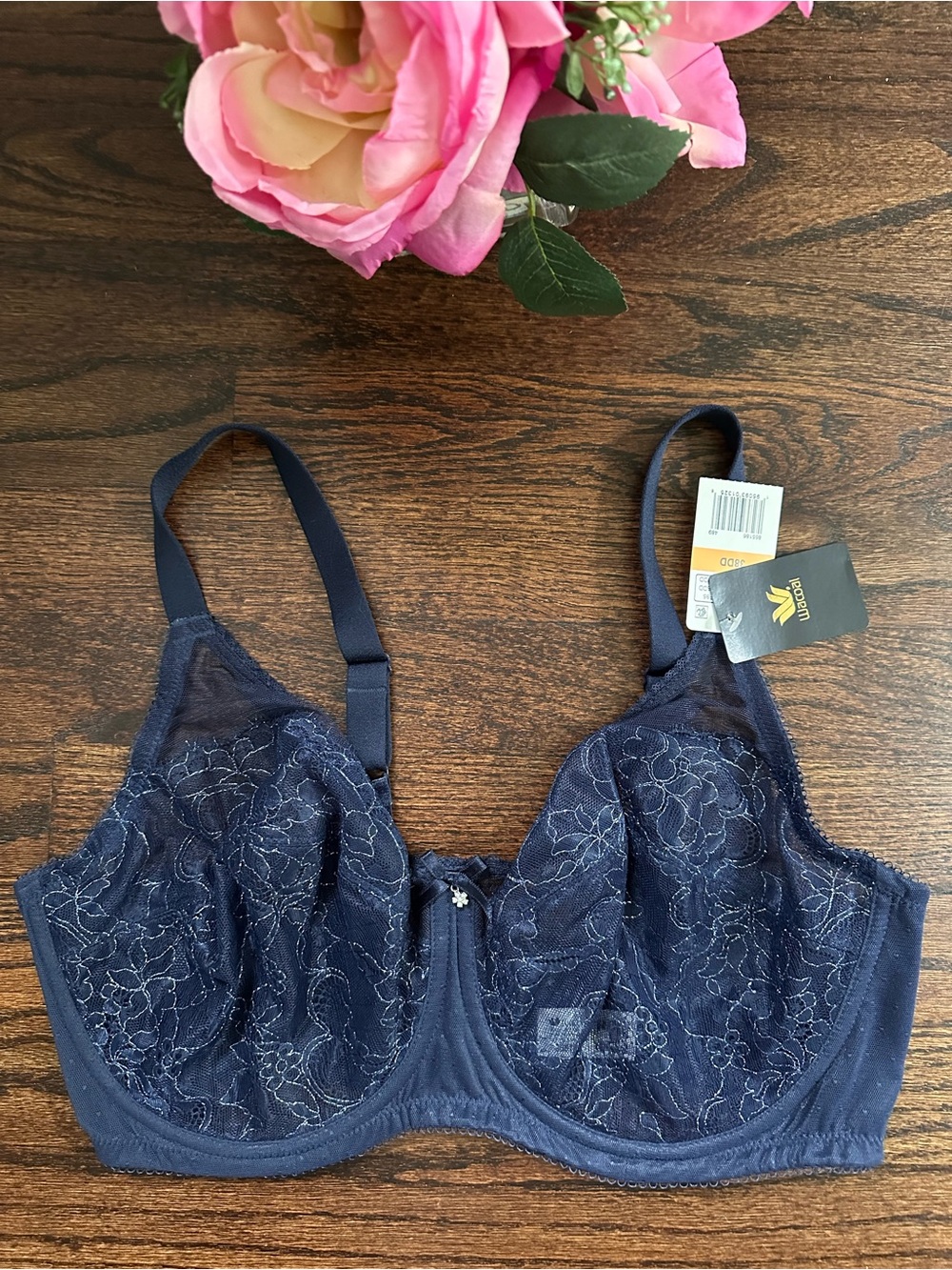 NWT Wacoal Retro Chic Full Figure Underwire Bra, 38DD